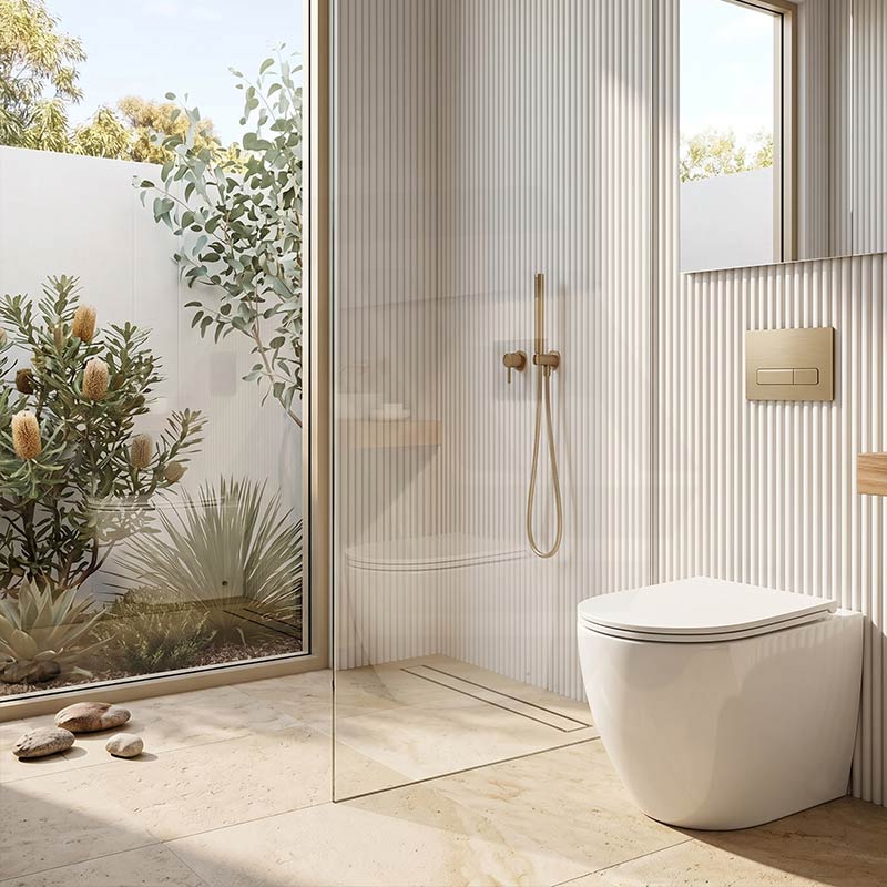 Bathroom Toilet Wall Floor Faced Pan Only With Tornado Rimless Flushing Technology 570x360x400mm - Variant Colour
