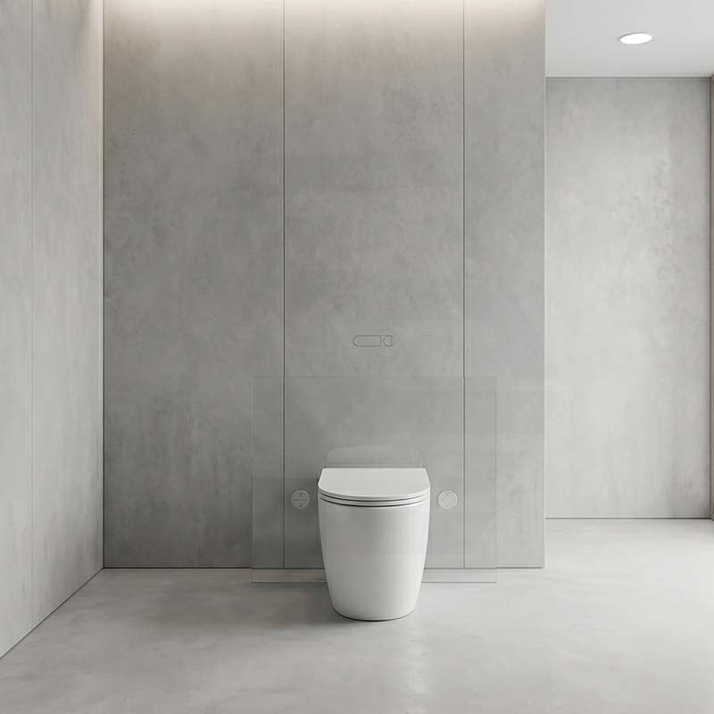 Bathroom Toilet Wall Floor Faced Pan With Tornado Rimless Flushing Technology 570x360x400mm - Variant Colour