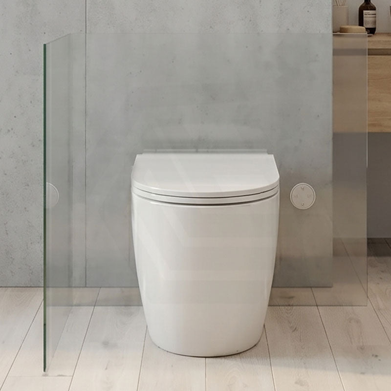 Bathroom Toilet Wall Floor Faced Pan With Tornado Rimless Flushing Technology 570x360x400mm - Variant Colour