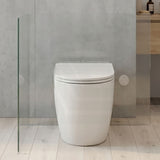 Bathroom Toilet Wall Floor Faced Pan With Tornado Rimless Flushing Technology 570x360x400mm - Variant Colour