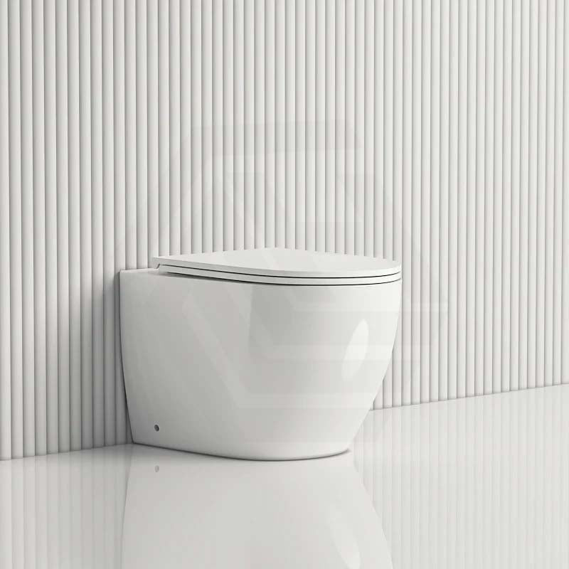 Bathroom Toilet Wall Floor Faced Pan With Tornado Rimless Flushing Technology 570x360x400mm - Variant Colour