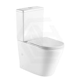 625x390x845mm Bathroom Back to Wall Rimless Tornado Toilet Suite Compact Design