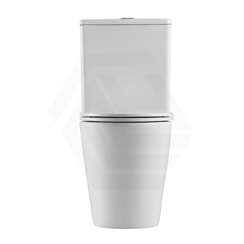 625x390x845mm Bathroom Back to Wall Rimless Tornado Toilet Suite Compact Design