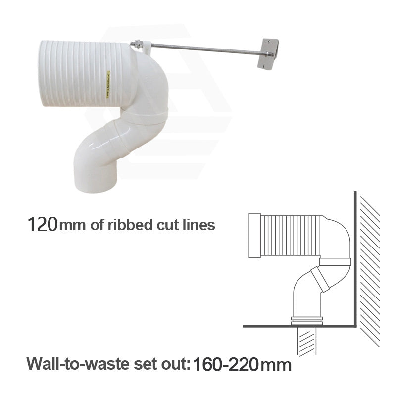 665x395x850mm Bathroom Back To Wall Toilet Suite Rimless Slim Duraplas Seat Ceramic