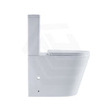 680x415x870mm Bathroom Back to Wall Rimless Tornado Toilet Suite Extra Large Pan