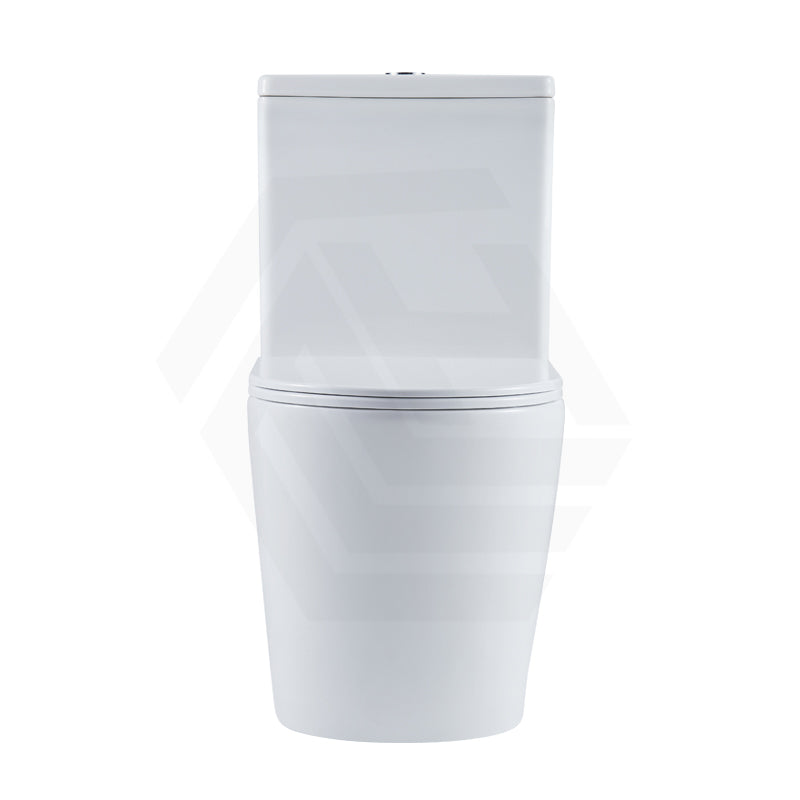 680x415x870mm Bathroom Back to Wall Rimless Tornado Toilet Suite Extra Large Pan