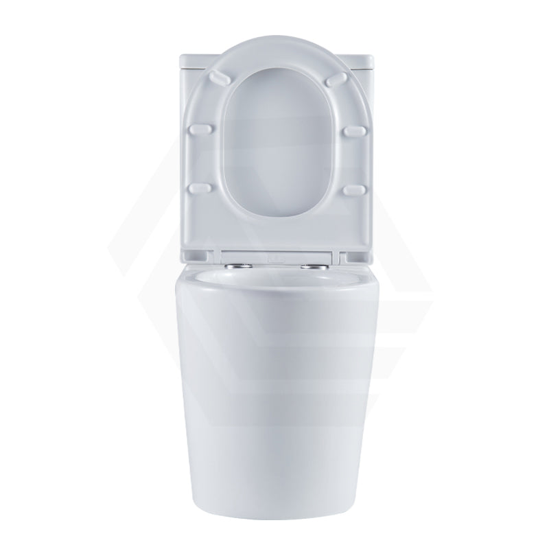 680x415x870mm Bathroom Back to Wall Rimless Tornado Toilet Suite Extra Large Pan