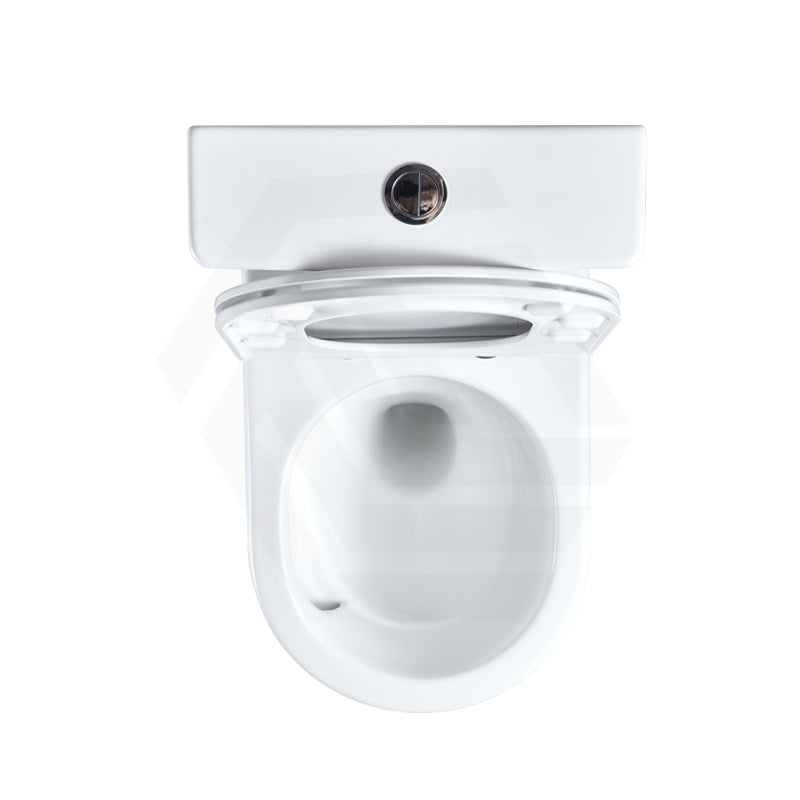 680x415x870mm Bathroom Back to Wall Rimless Tornado Toilet Suite Extra Large Pan