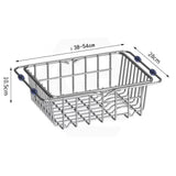 Navona Stainless Steel Sink Basket / Dish Rack Variant Colour Available