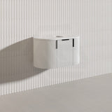 750mm Carysil Plywood Wall Hung Floating Vanity 12 O'clock/NO Tap Hole with Center Waste Hole Stone Top Brushed Gold Handle Included - Various Color