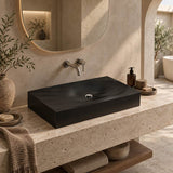 Dune Above Counter Wash Basin Sani-Quartz Composite High-end 815x465x130mm - Colours Available