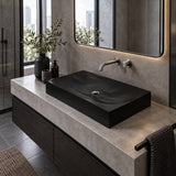 Dune Above Counter Wash Basin Sani-Quartz Composite High-end 815x465x130mm - Colours Available