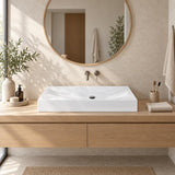 Dune Above Counter Wash Basin Sani-Quartz Composite High-end 815x465x130mm - Colours Available