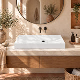 Dune Above Counter Wash Basin Sani-Quartz Composite High-end 815x465x130mm - Colours Available