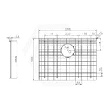 Navona Stainless Steel Sink Grids Chrome Multiple Sizes Available