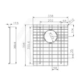 Navona Stainless Steel Sink Grids Chrome Multiple Sizes Available