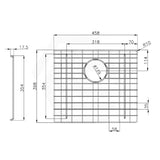 Navona Stainless Steel Sink Grids Chrome Multiple Sizes Available
