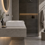 Kristall Above Counter Basin Bathroom Wash Basin Sani-Quartz Composite High-end 715x415x130mm - In Various Colour