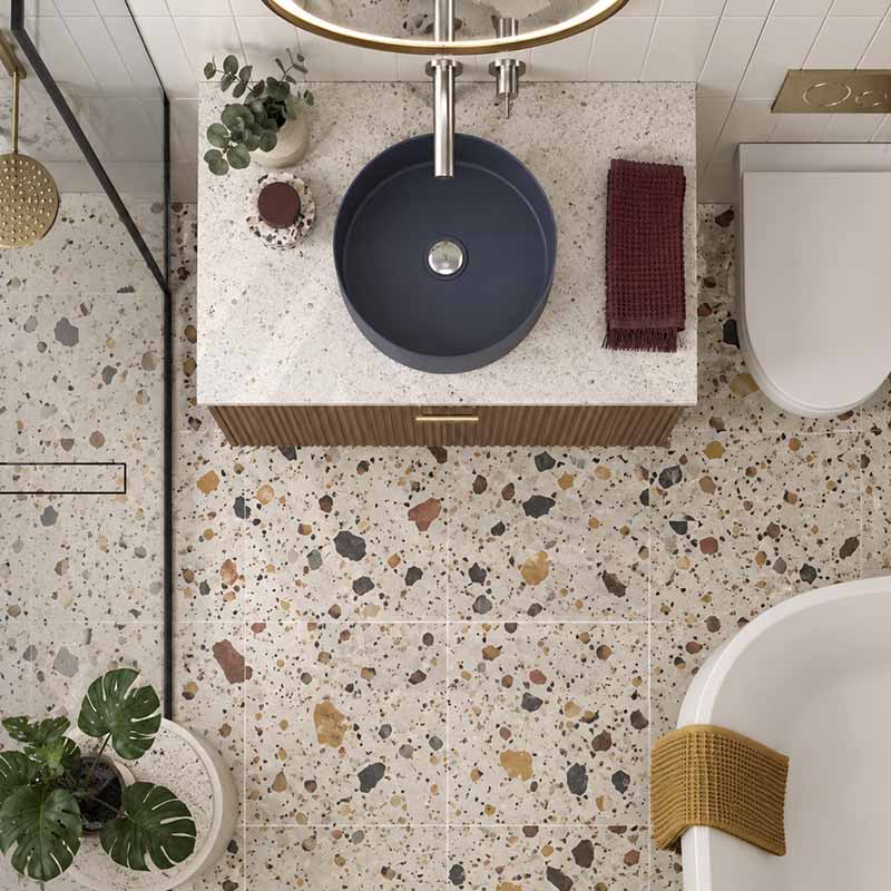 Carysil Round Above Counter Ceramic Basin 360x360x120mm - Variant Colour Available