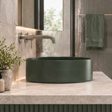 Carysil Round Above Counter Ceramic Basin 360x360x120mm - Variant Colour Available