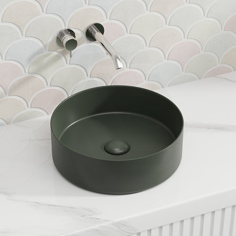 Carysil 360x360x120mm Round Above Counter Ceramic Basin Variant Colour Available