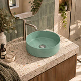 Carysil Round Above Counter Ceramic Basin 360x360x120mm - Variant Colour Available