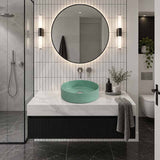 Carysil Round Above Counter Ceramic Basin 360x360x120mm - Variant Colour Available