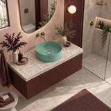 Carysil Round Above Counter Ceramic Basin 360x360x120mm - Variant Colour Available