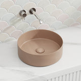 Carysil 360x360x120mm Round Above Counter Ceramic Basin Variant Colour Available