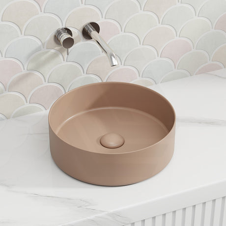 Carysil 360x360x120mm Round Above Counter Ceramic Basin Variant Colour Available