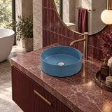 Carysil Round Above Counter Ceramic Basin 360x360x120mm - Variant Colour Available