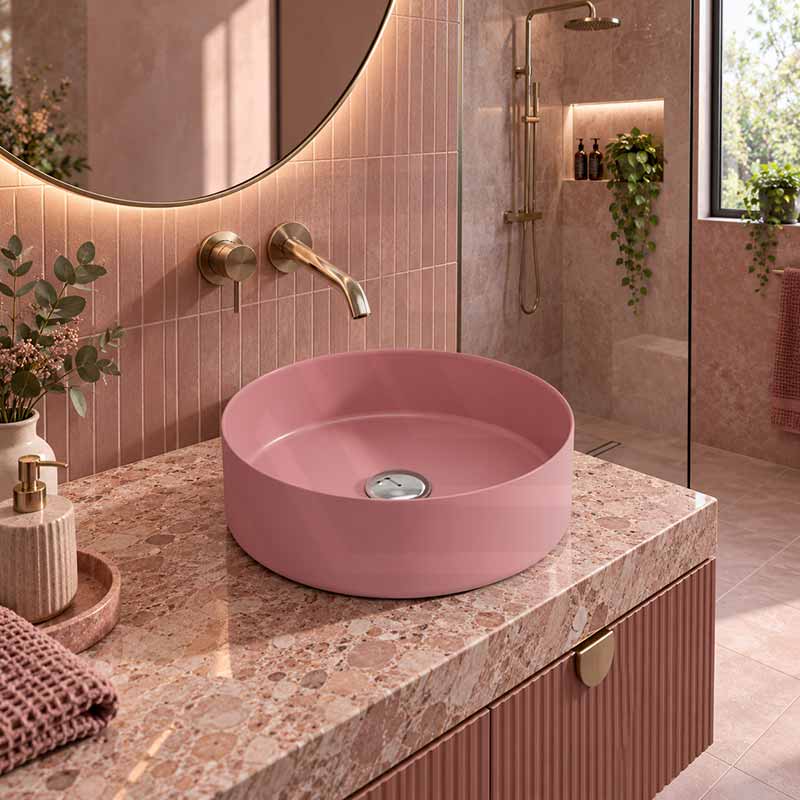 Carysil Round Above Counter Ceramic Basin 360x360x120mm - Variant Colour Available