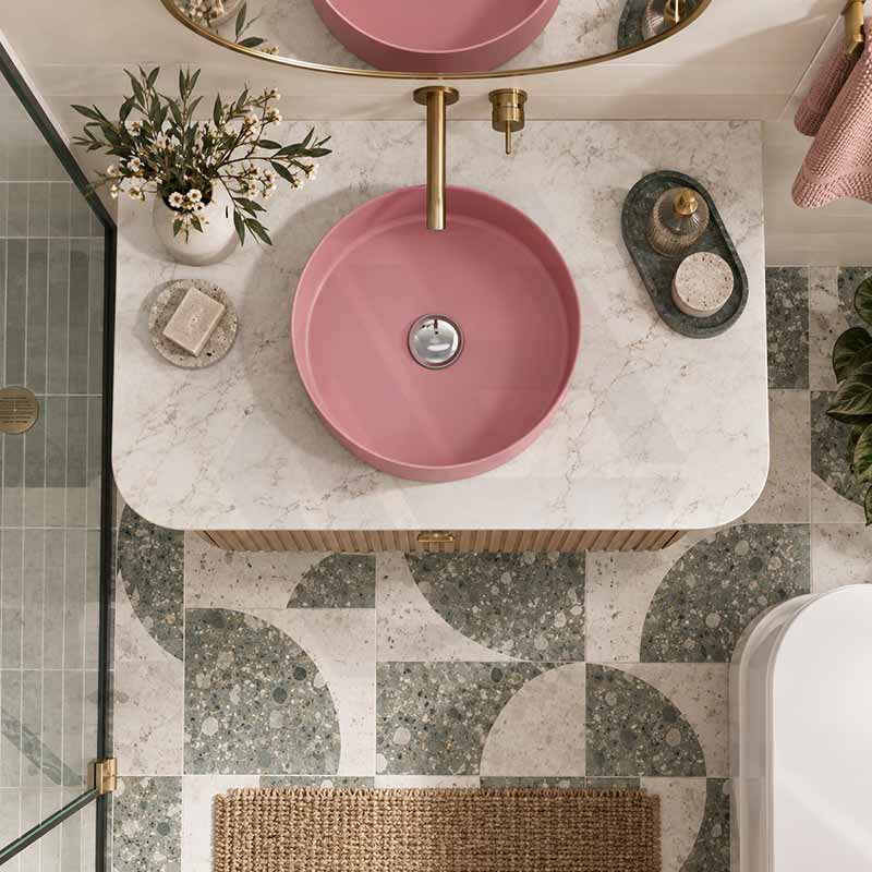 Carysil Round Above Counter Ceramic Basin 360x360x120mm - Variant Colour Available