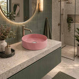Carysil Round Above Counter Ceramic Basin 360x360x120mm - Variant Colour Available