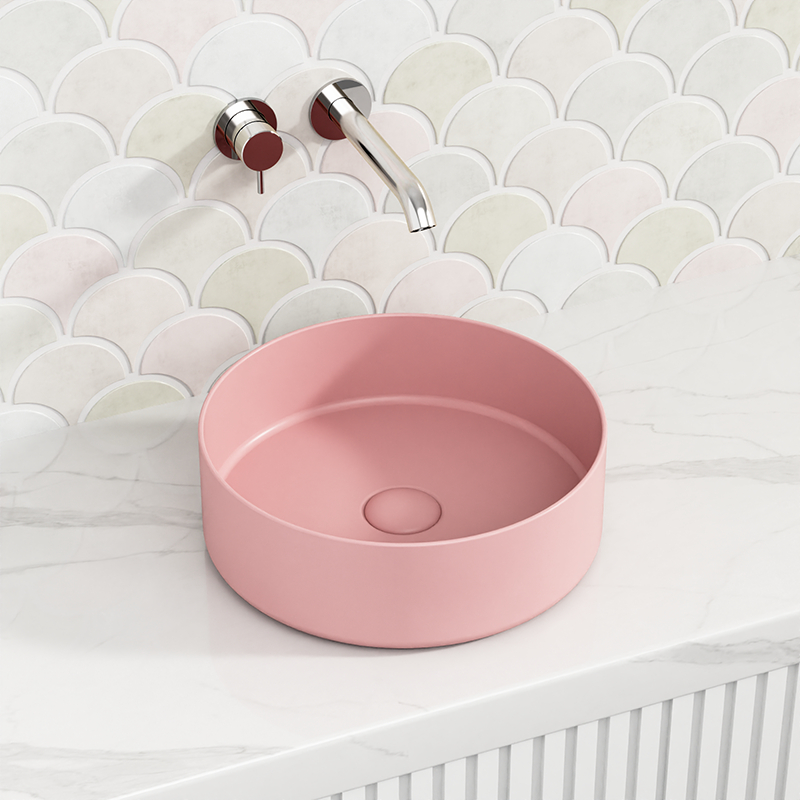 Carysil 360x360x120mm Round Above Counter Ceramic Basin Variant Colour Available