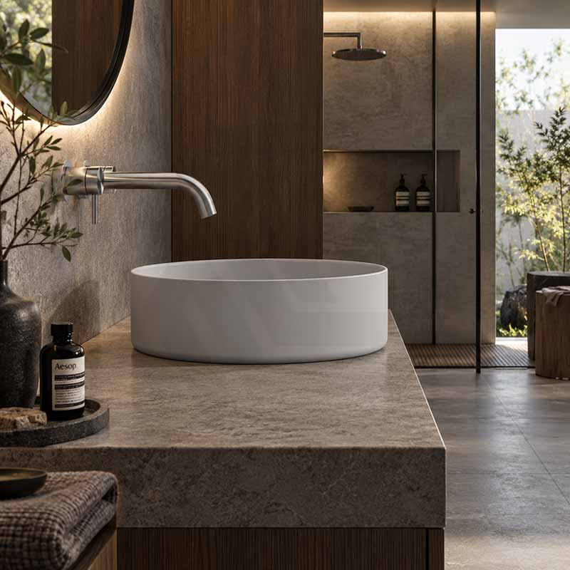 Carysil Round Above Counter Ceramic Basin 360x360x120mm - Variant Colour Available