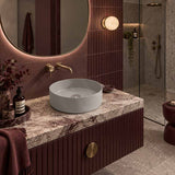 Carysil Round Above Counter Ceramic Basin 360x360x120mm - Variant Colour Available