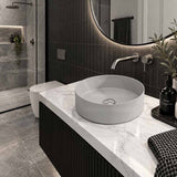 Carysil Round Above Counter Ceramic Basin 360x360x120mm - Variant Colour Available