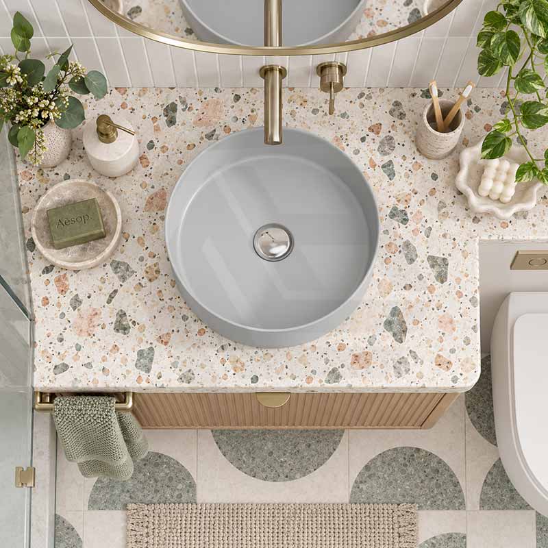 Carysil Round Above Counter Ceramic Basin 360x360x120mm - Variant Colour Available