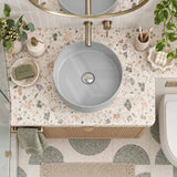 Carysil Round Above Counter Ceramic Basin 360x360x120mm - Variant Colour Available