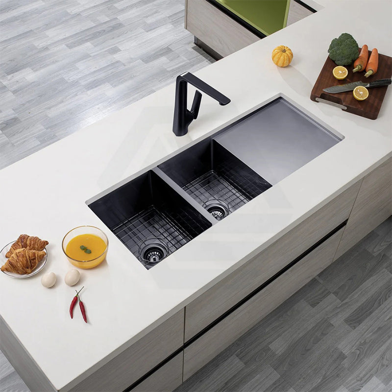 1160x460x230mm Stainless Steel 1.2mm Handmade Top/Undermount Double Bowls Kitchen Sink Variant Colours Available