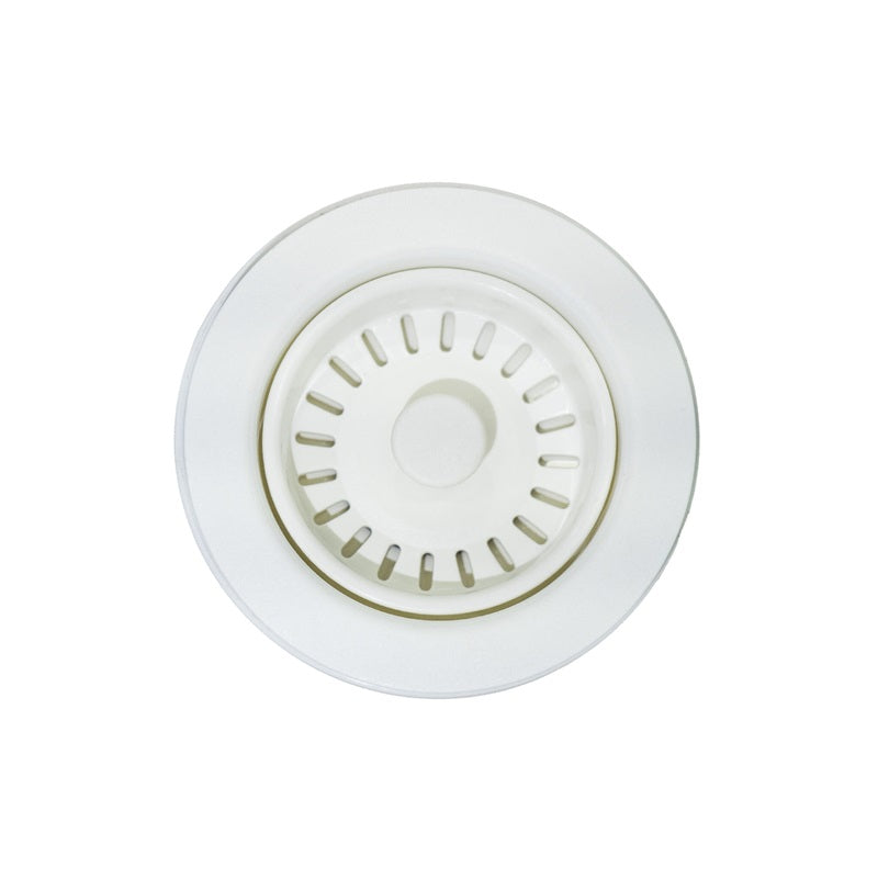 90/114mm Matt Black/White Kitchen Sink Strainer Waste Assembly for Stone Sink