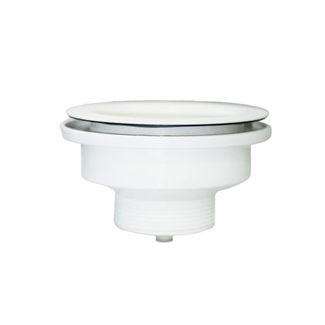 90/114mm Matt Black/White Kitchen Sink Strainer Waste Assembly for Stone Sink