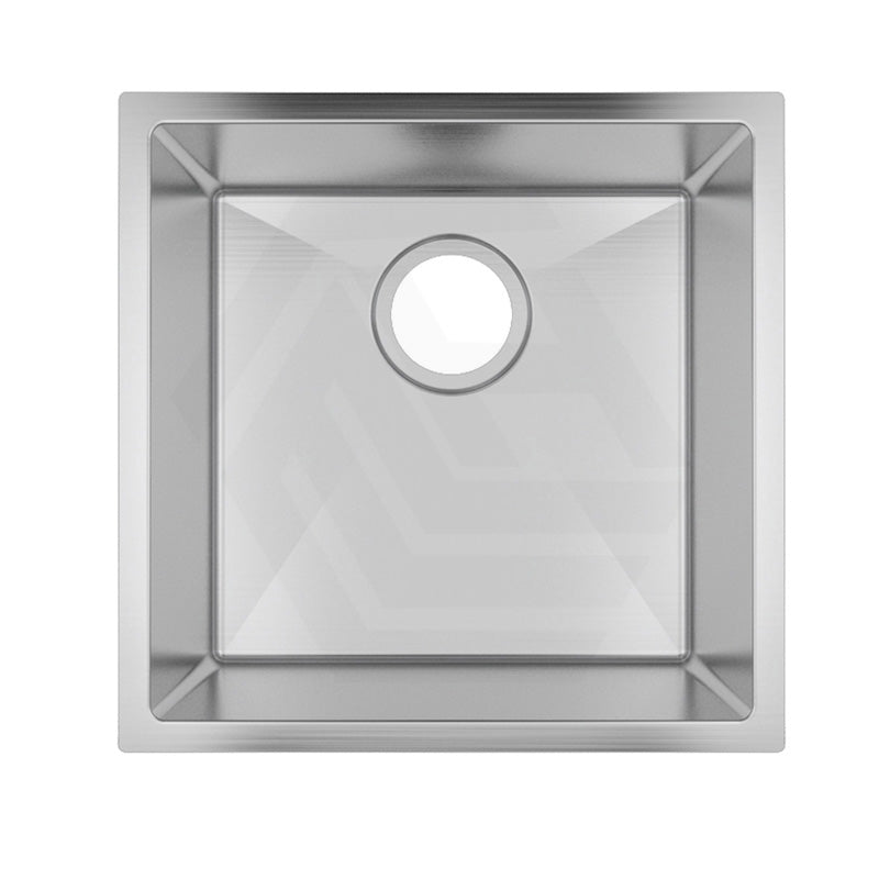 440x440x200mm Stainless Steel Handmade Single Bowl Kitchen/Laundry Sink Top/Flush/Under Mount