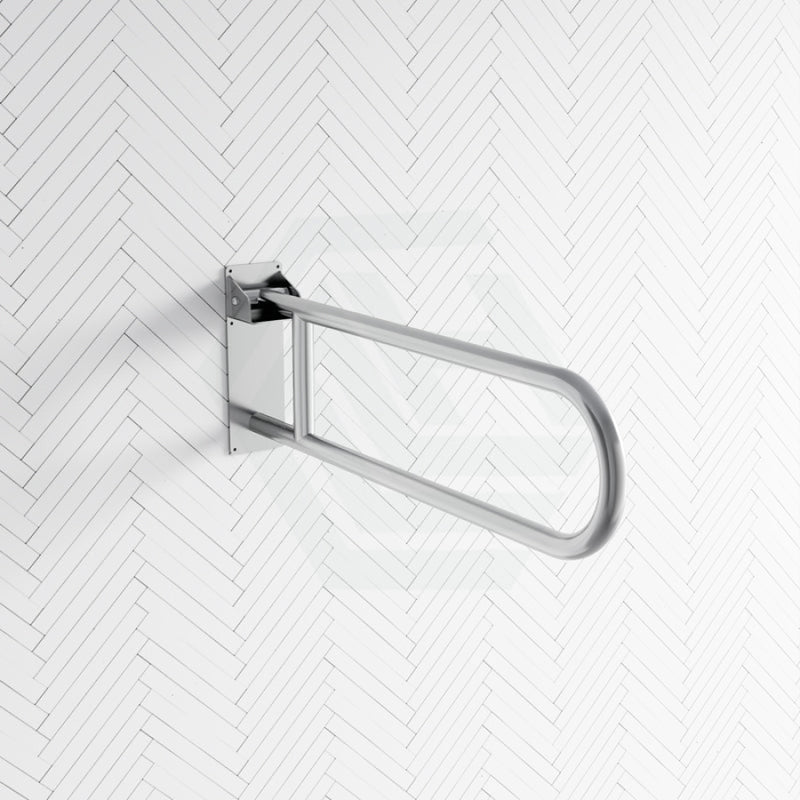 U-Shaped Stainless Steel Drop Down Grab Rail - MyHomeware