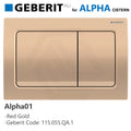 Geberit Alpha01 Square Dual Flush Plate for Concealed Cistern Various Colours Available