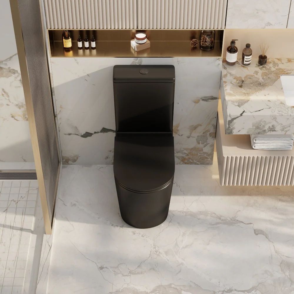 Berlin Tornado Rimless Toilet Suite Comfort Height Back To Wall 670x360x860mm - Variant Colour