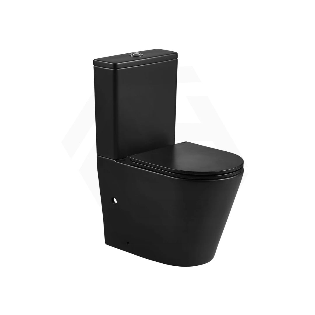 Berlin Tornado Rimless Toilet Suite Comfort Height Back To Wall 670x360x860mm - Variant Colour