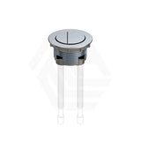 Round Chrome Toilet Cistern Dual Flush Button