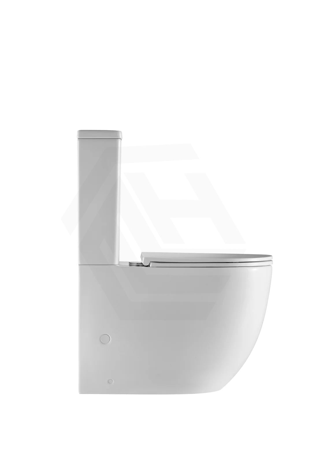 DIANA Tornado Rimless Back to Wall Toilet Suite Compact Design 620x390x830mm - Gloss White